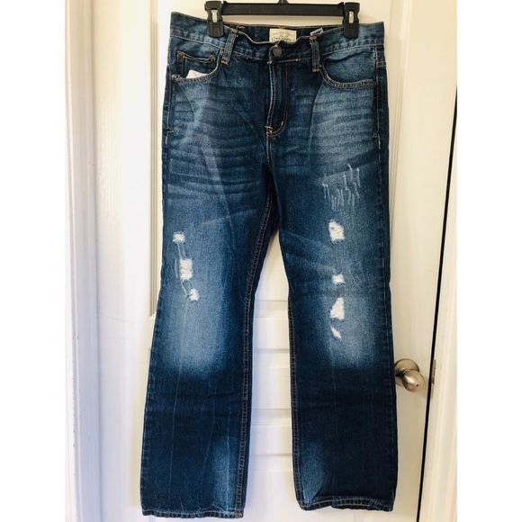 AEROPOSTALE DRIGGS DARK WASH JEANS - Picture 1 of 6